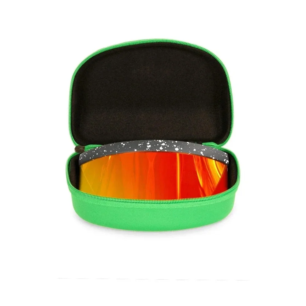 TIPSY ELVES CANYON CRUSADER VISOR  MIRRORED SUNGLASSES IN HARD CASE - NEW!!   *5